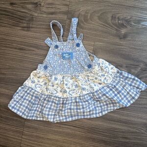 Vintage Oshkosh B’Gosh Teacup Overall Dress